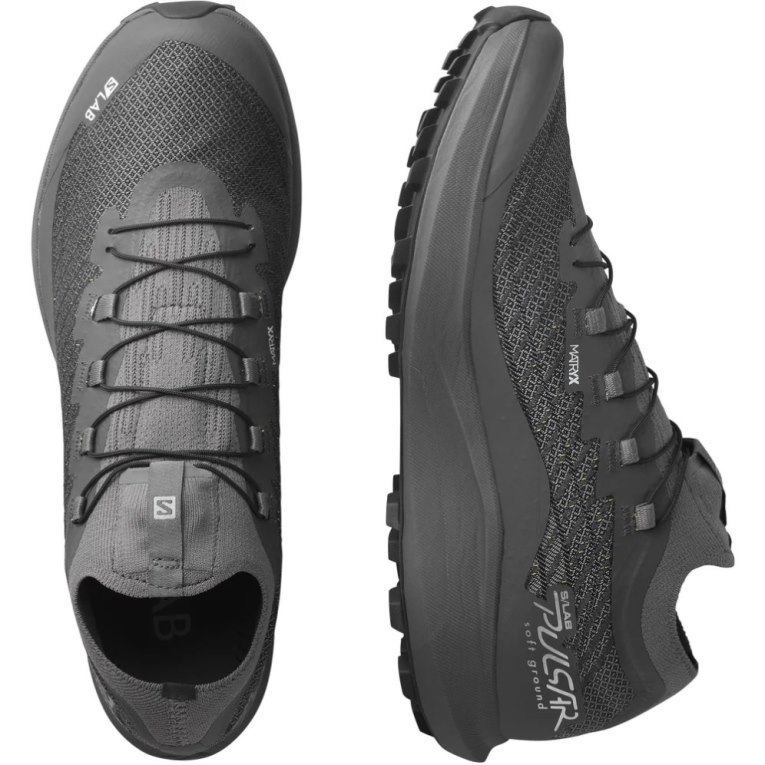 Salomon S/Lab Pulsar Soft Ground Men's Trail Running Shoes Black | CA 85C42